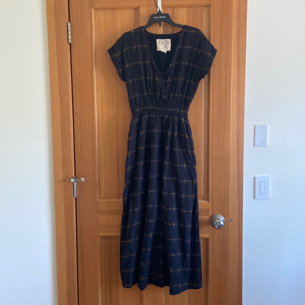 Ace & Jig Faye midi dress in moonlight textile size xxs